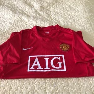 Retro Nike Manchester United Team Jersey
